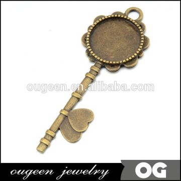 Nickel free lead free Zinc alloy Decoration Key costume fashion jewelry hotsale in mexico