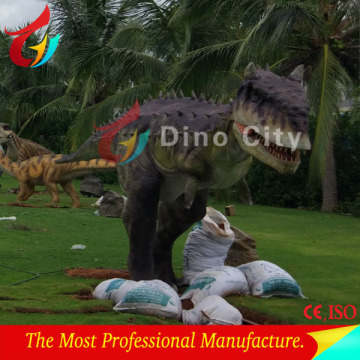 Artificial Resin Carnotaurus Dinosaur in Factory