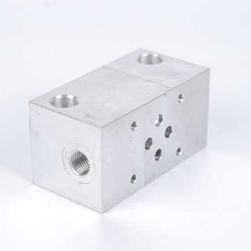 Hydraulic oil circuit block solenoid valve block