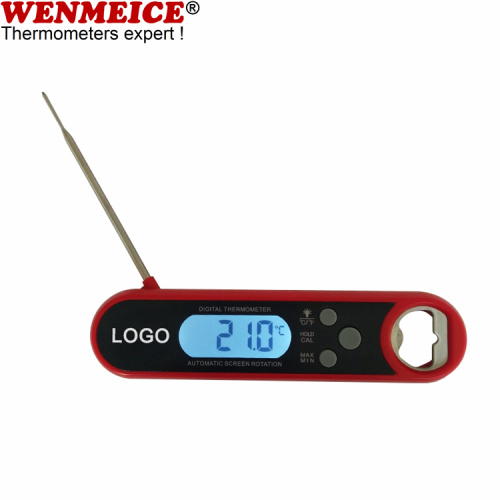 3 seconden Ultrasnel lezen Auto-rotatie Vleesthermometer