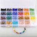 Kits de perles de cristal en verre de 6 mm 24box