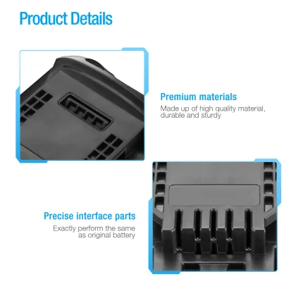 2 Pack 9000mAh DCB200 Rechargeable Battery Replacement for Dewalt 20V Lithium Ion Power Tools