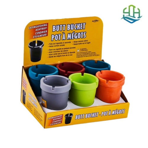 Cendrier de bureau fluorescent minimaliste