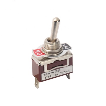 Automotive 2Pin Latching Toggle Switch with Waterproof Rubber Boot Cover