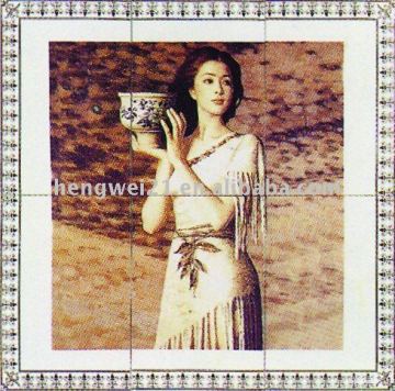 Group painting tile,pics set