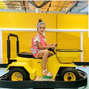 Mini Tractor Go-Kart and Bumper Car Amusement Equipment for Children's Construction Theme Play