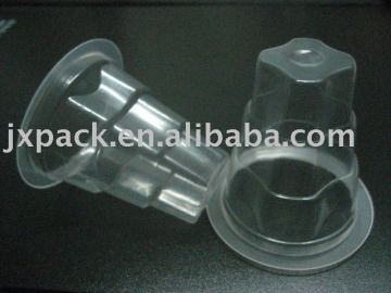Three burl shape 30ml plastic PP cup for jelly