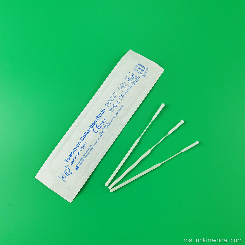 Virus pensampelan swab hidung rayon ce ce