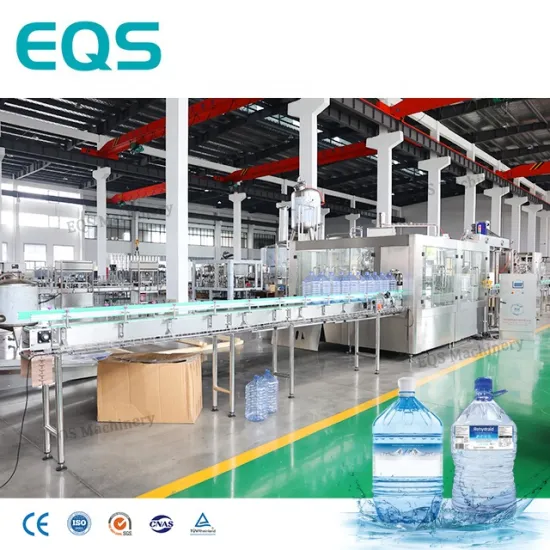 5 Gallon Bucket Bottle Washing, Filling, Cap Sealing Machine Line for Distilled Water
