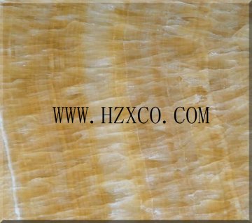 Yellow Onyx Polished Tiles/Slab