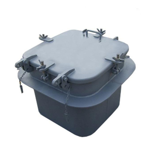 China Small steel hatch cover with double-sided opening Factory