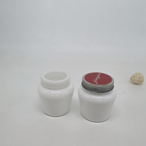 Opal Glass Jars opal glass cosmetic jars and lids Factory