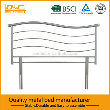 High quality metal wavy strips headboard