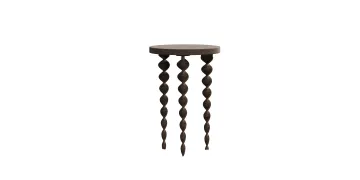 Elegant Vintage Marble Side Table for Home Decor