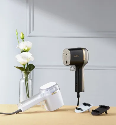 Salav Portable Steam Iron: Lightweight Travel Steam Press with Detachable Pant Press