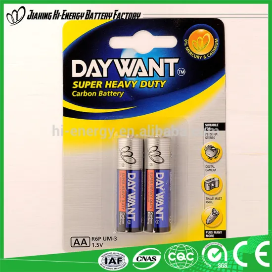 Super heavy duty r6 aa battery 1.5v/r6 metal jacket battery/aa battery r6p 1.5v