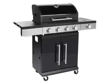 5 Burner Propane Gas Grill with Infrared Side Burner Gas BBQ Grills