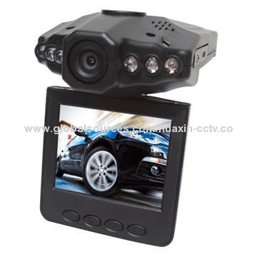 2.5" TFT LCD rotatable screen, high sensitive night-vision with 6-IR LED lights car DVR/black boxes