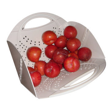 Flat Foldable Colander, Made of PP, Unique Design