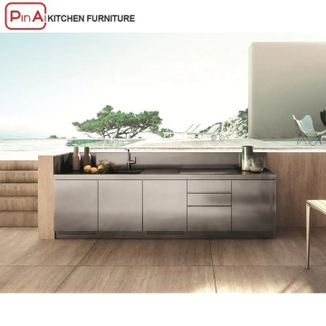 Pinai Commercial Modern Outdoor BBQ Stainless Steel Kabinet Dapur