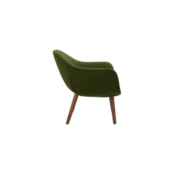 Chambre de chambre à coucher 1 siège Green Modern tissu canapé fauteuil