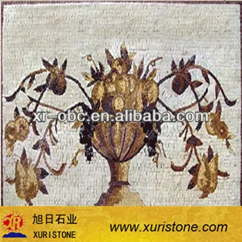 nature stone mosaic floor pattern