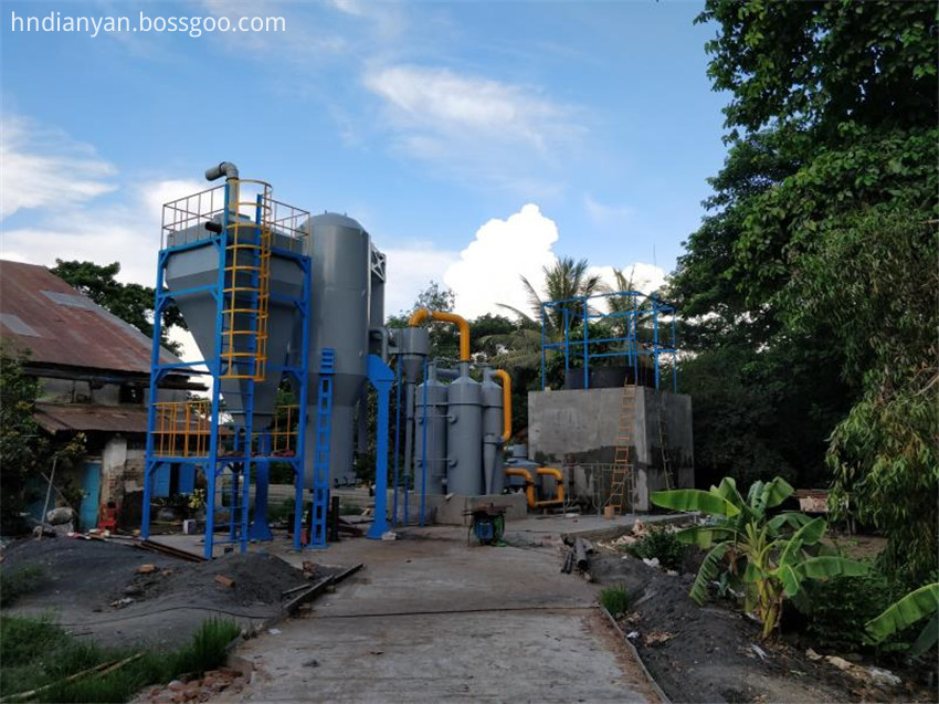 Biomass gasifier power