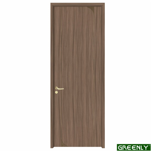 Porte lambrissée en bois massif de style simple