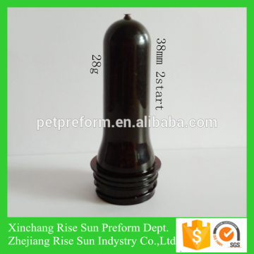 Amber 38mm PET bottle Preform for 2000ml Capsule Bottle