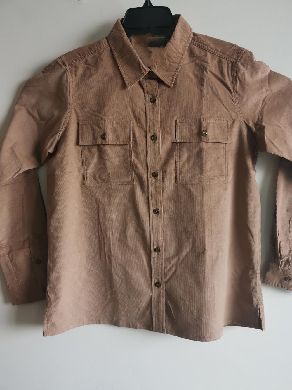 Woven Causal Corduroy Shirt 1