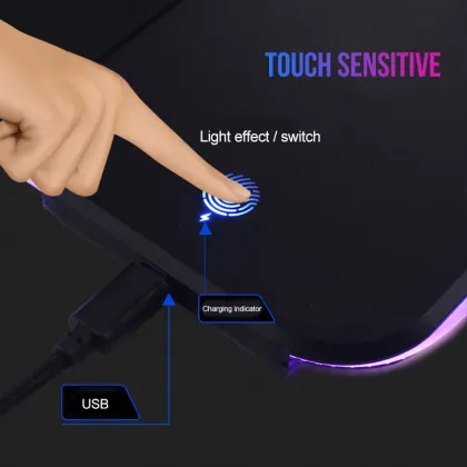 2024 Anime Wireless Charging RGB Gaming Mouse Pad
