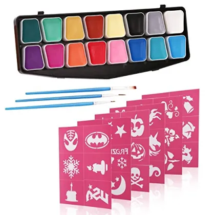 Premium Washable Halloween Make Up Face Painting Kit