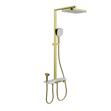 Bathroom set with shower