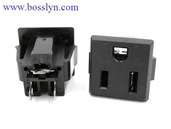 Quality Standard UL 15A 125V 3 pin electrical socket us outlet