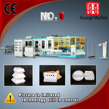disposable carryout container making machine