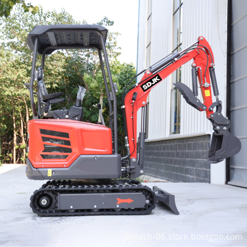 Free Shipping 3.5 Ton 2 Ton Mini Excavator with Hydraulic Multifunction EPA Engine, Crawler Digger for Farms
