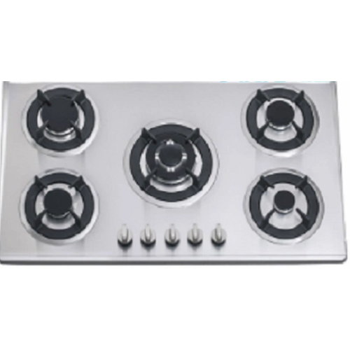 Stainless Steel Top 5 Burners Built-in Gas Stove