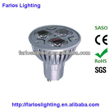 3w super bright gu10 base LED light lamp light bulb