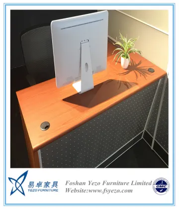 Formica fireproof board curved banding double office desk workstation modular