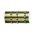 Aluminum alloy Curtain Rod with three circle drill