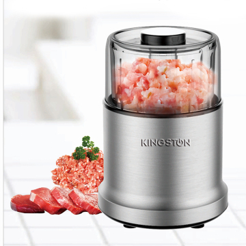 800W Stainless Steel Electric Food Chopper with Blade Attachment