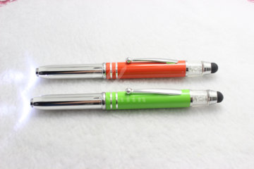 Nice Metal Pen with LED Light Christmas Gift
