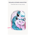 Newest shiny glitter Cute Unicorn Backpack cartoon School Bags for kids bag pack