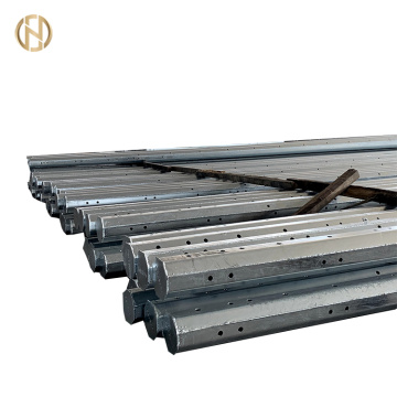 hdg galvanized 60ft monopole