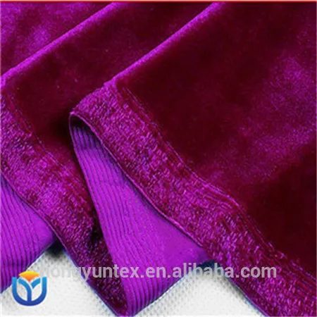 Warp Knitted 2017 Hot Sale Korean Velvet Fabric