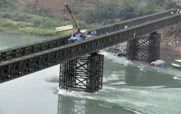 Ponte Bailey temporaneo di eccellente qualità per l'attraversamento
