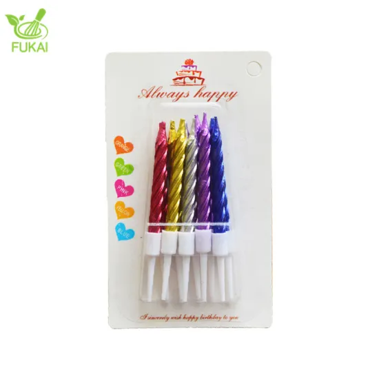 DIY Birthday Party Candles with Card Package