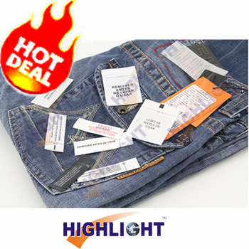 HIGHLIGHT AL010 garment security EAS AM label for clothing / EAS AM woven labels for clothing