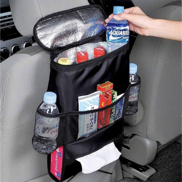 Travel Storage Cooler Bag Car Seat Back Organizer