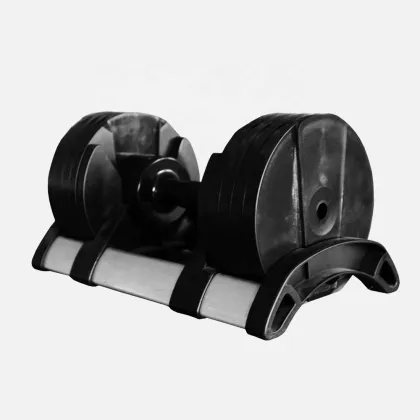 5lb Increment Fitness Full-Body Black Adjustable Dumbbells
